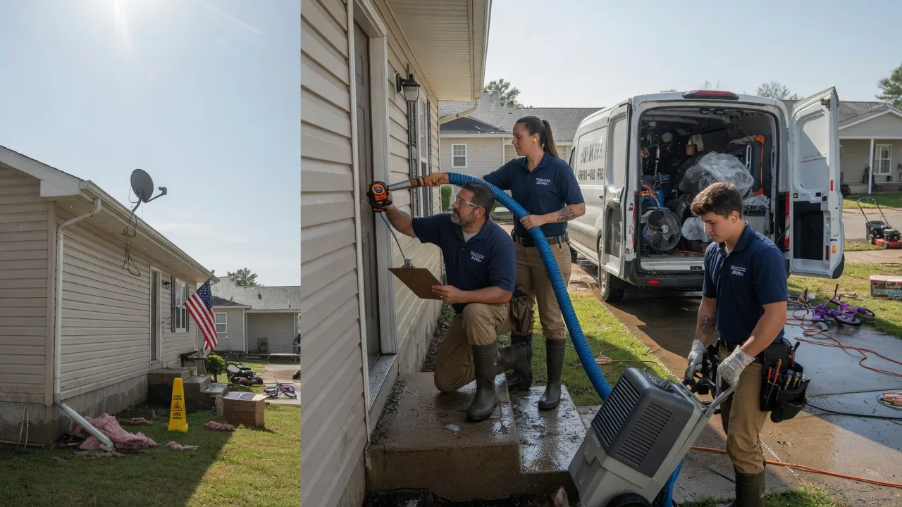 Ceiling Water Damage Restoration in Dodson, LA near me